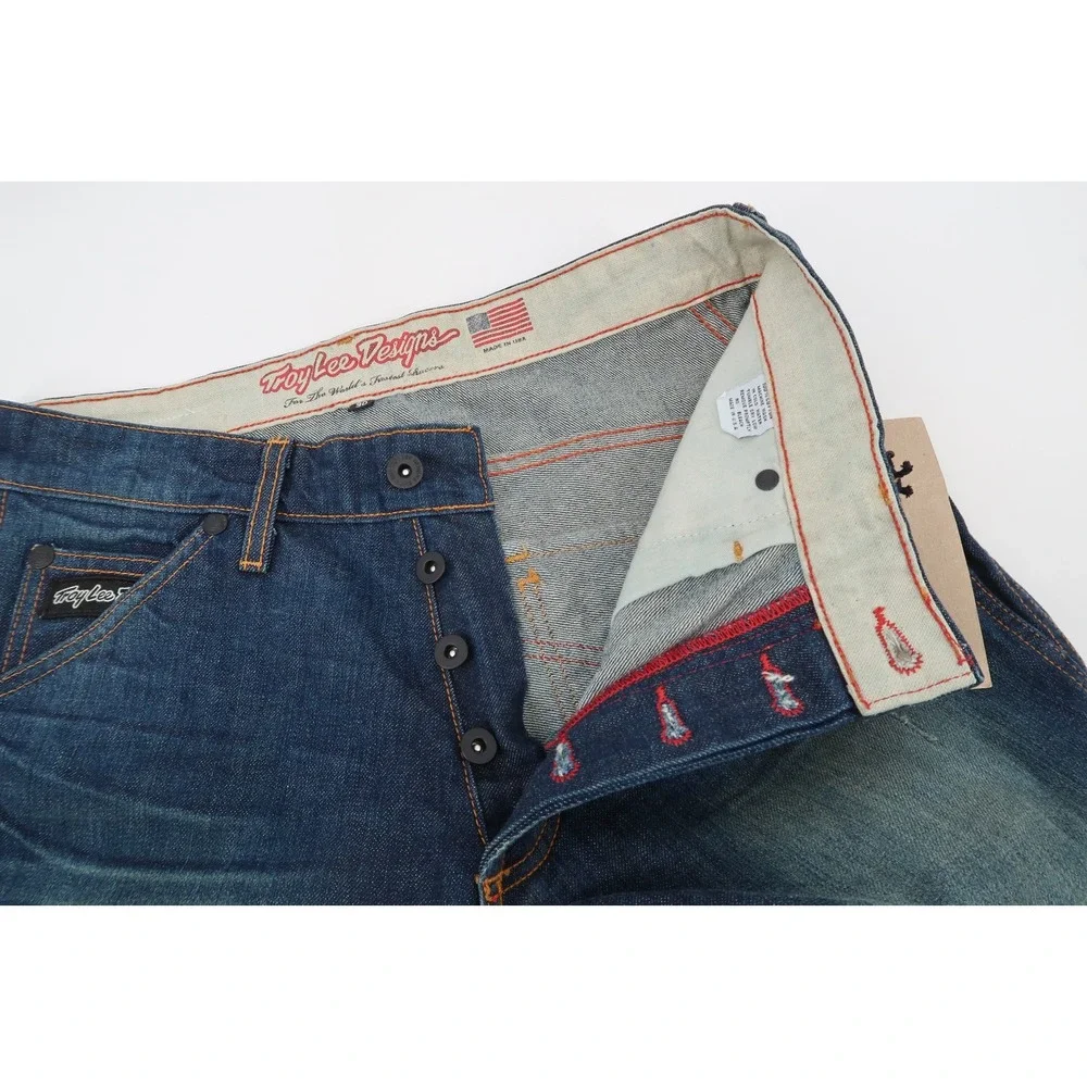 Troy Lee Designs Mens 30 Rider Moto‎ Jeans TLD Made In USA Size 30x32 NEW
